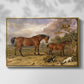 Portrait of Reformer, Blucher, Tory and Crib, Property of Rowland Alston, Esq., M.P., 1835 - Floater Framed Canvas Print