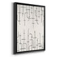 Vertical Arrangement I - Modern Framed Canvas Print