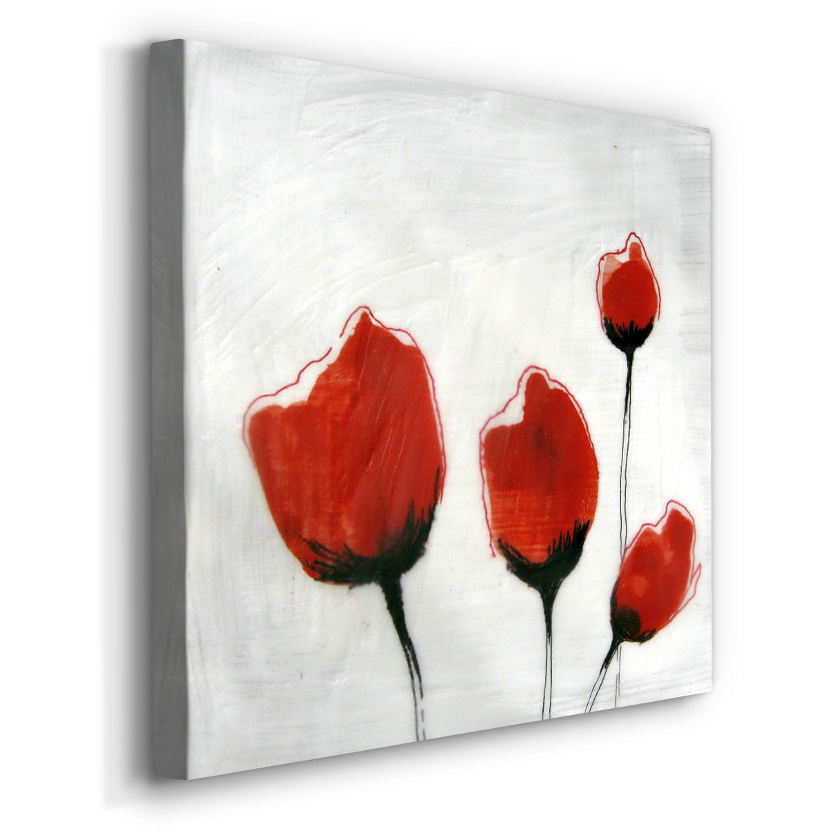 Red Drops V - Canvas Art Print