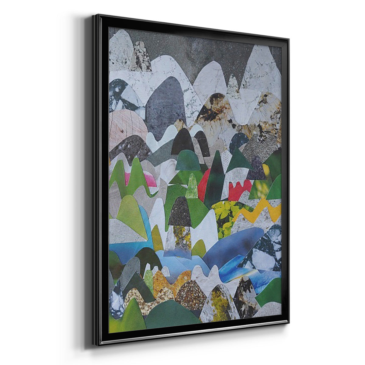 High Sierras - Modern Framed Canvas Print