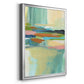 Radiant Horizon I - Modern Framed Canvas Print