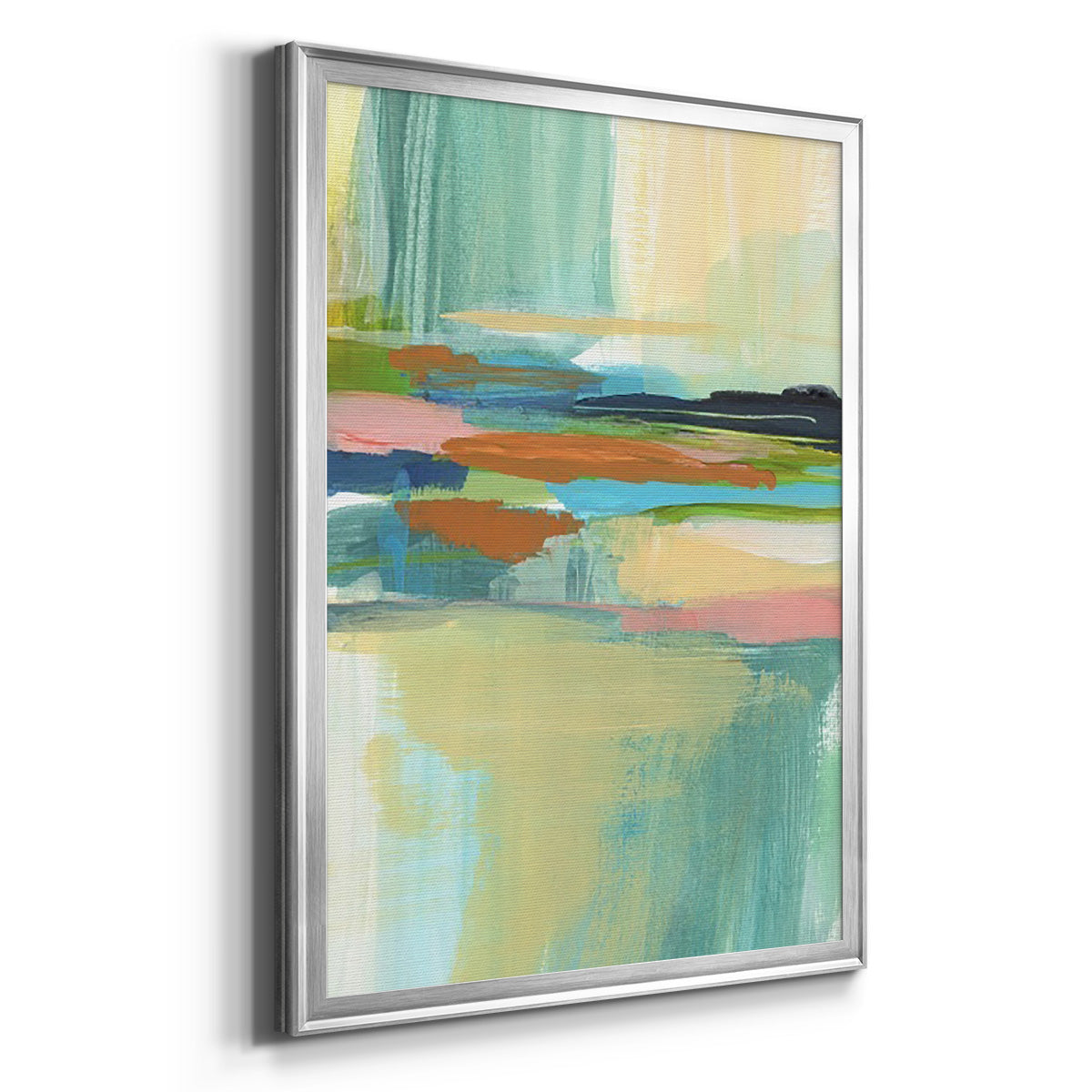 Radiant Horizon I - Modern Framed Canvas Print