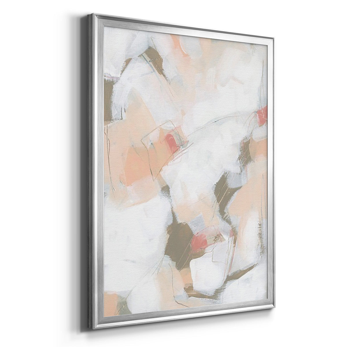 Sand Story II - Modern Framed Canvas Print