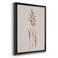 Delicate Stems II - Modern Framed Canvas Print