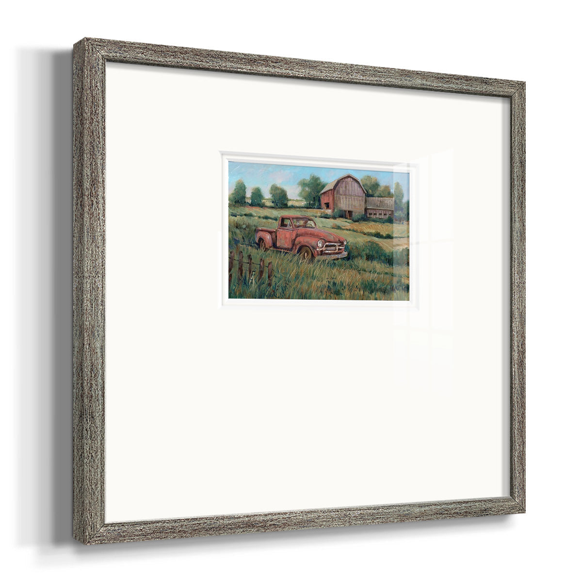 Rusting Away II Premium Framed Print Double Matboard