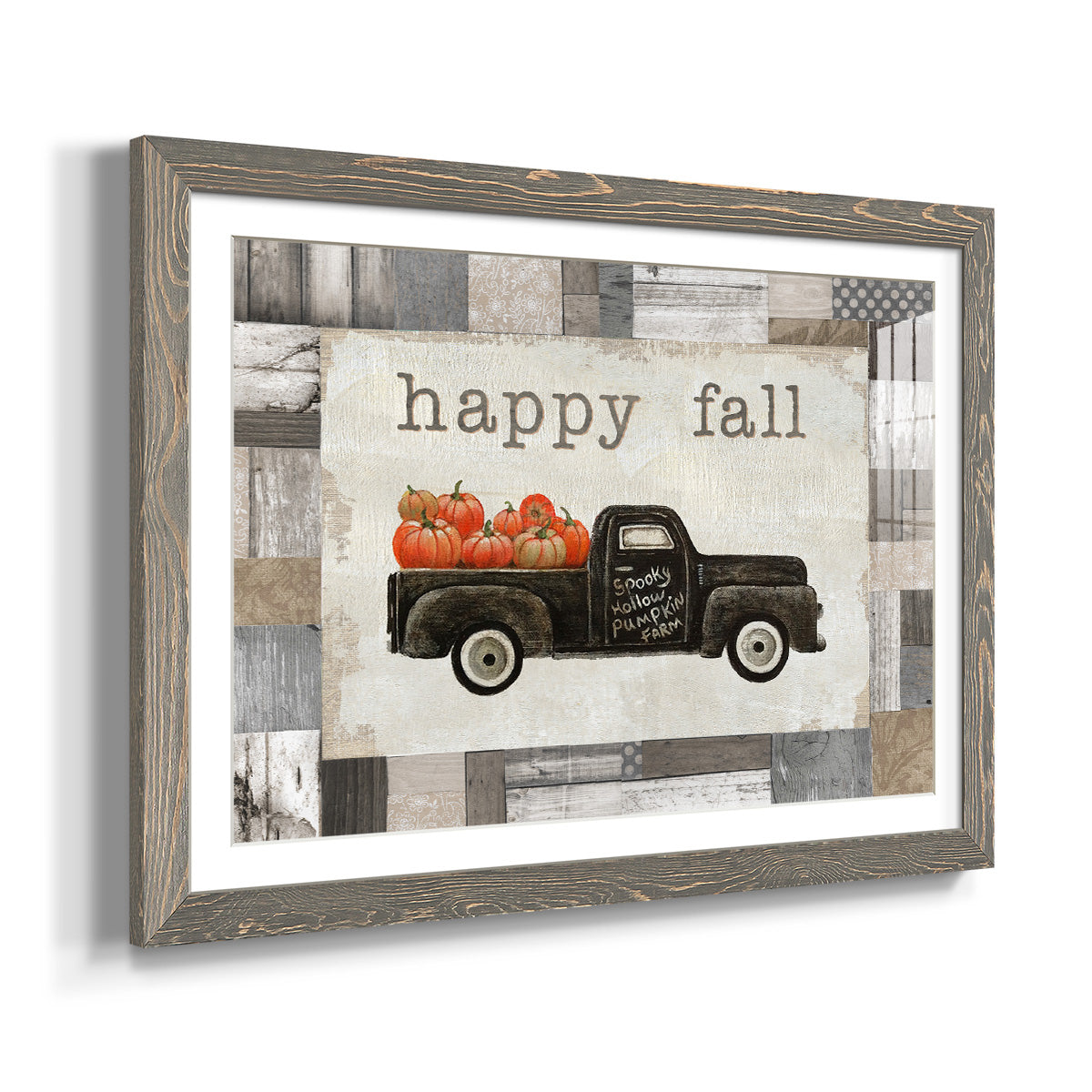 Spooky Hollow Farm - Barnwood Framed Art Print