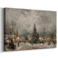 Honeyed Yule Whisper - Canvas Art Print