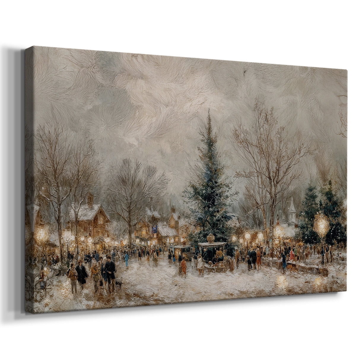 Sleigh of Honeyed Blessing - Canvas Art Print