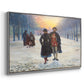 Morning after the Carnival, 1884 - Floater Framed Canvas Print