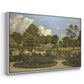 The Painter's Garden at Saint-Privé, 1886 - Floater Framed Canvas Print