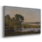 Landscape with a River, 1892 - Floater Framed Canvas Print
