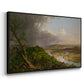 View from Mount Holyoke, Northampton, Massachusetts, after a Thunderstorm (Oxbow), 1836 - Floater Framed Canvas Print