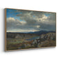 Norwegian Highlands, 1857 - Floater Framed Canvas Print