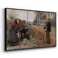 People by a Road, 1893 - Floater Framed Canvas Print