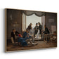 A Group of Danish Artists in Rome, 1837 - Floater Framed Canvas Print