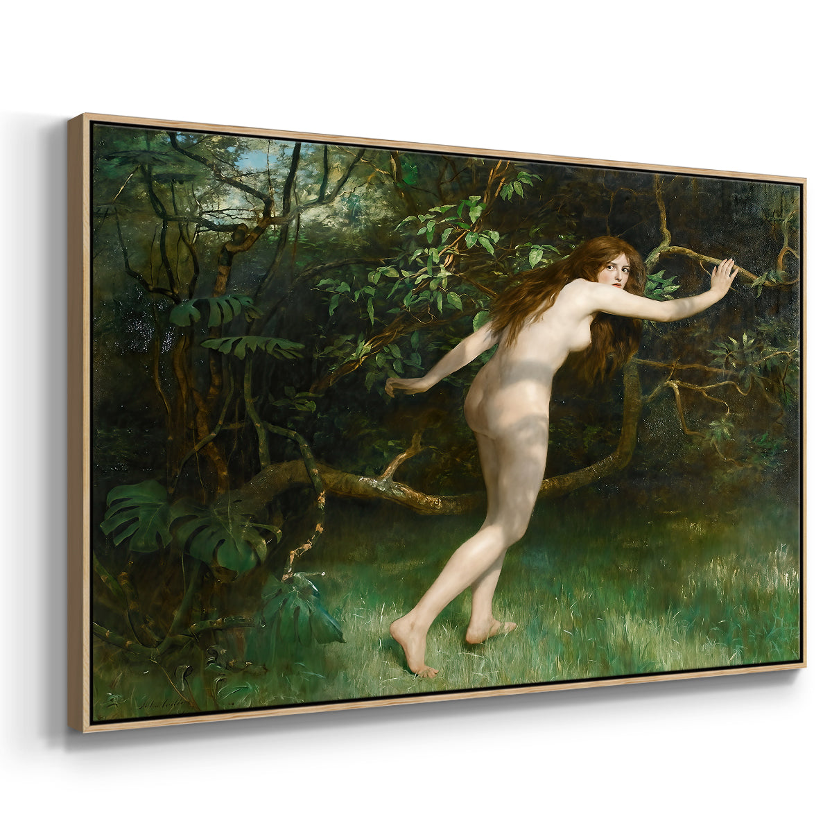 Eve, 1911 - Floater Framed Canvas Print