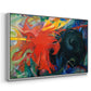 Fighting Forms, 1914 - Floater Framed Canvas Print