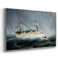 A Ship in the Storm, c. 1899 - Floater Framed Canvas Print