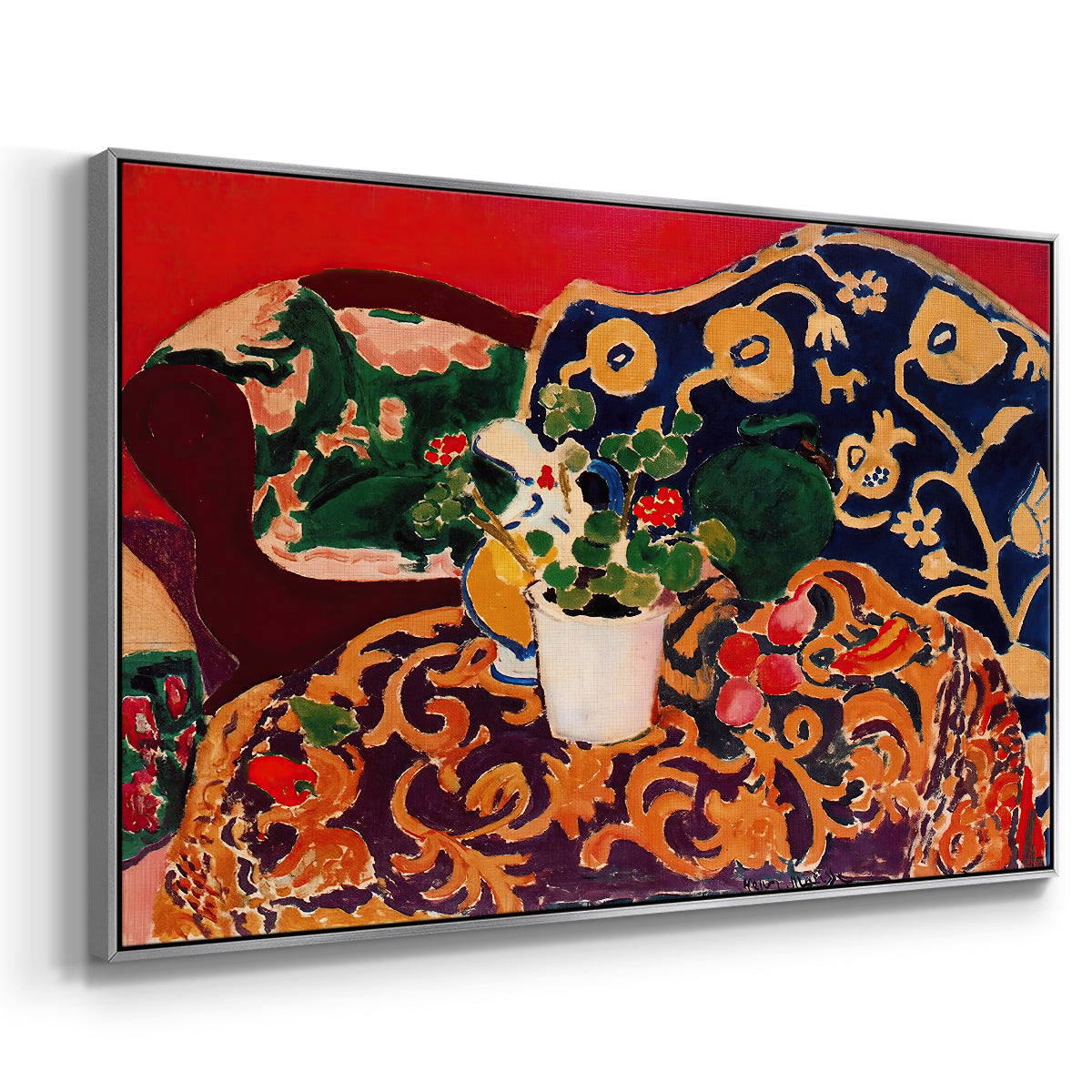 Spanish Still Life, c. 1910 - Floater Framed Canvas Print