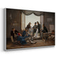 A Group of Danish Artists in Rome, 1837 - Floater Framed Canvas Print