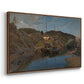 Pilotboats, 1875 - Floater Framed Canvas Print