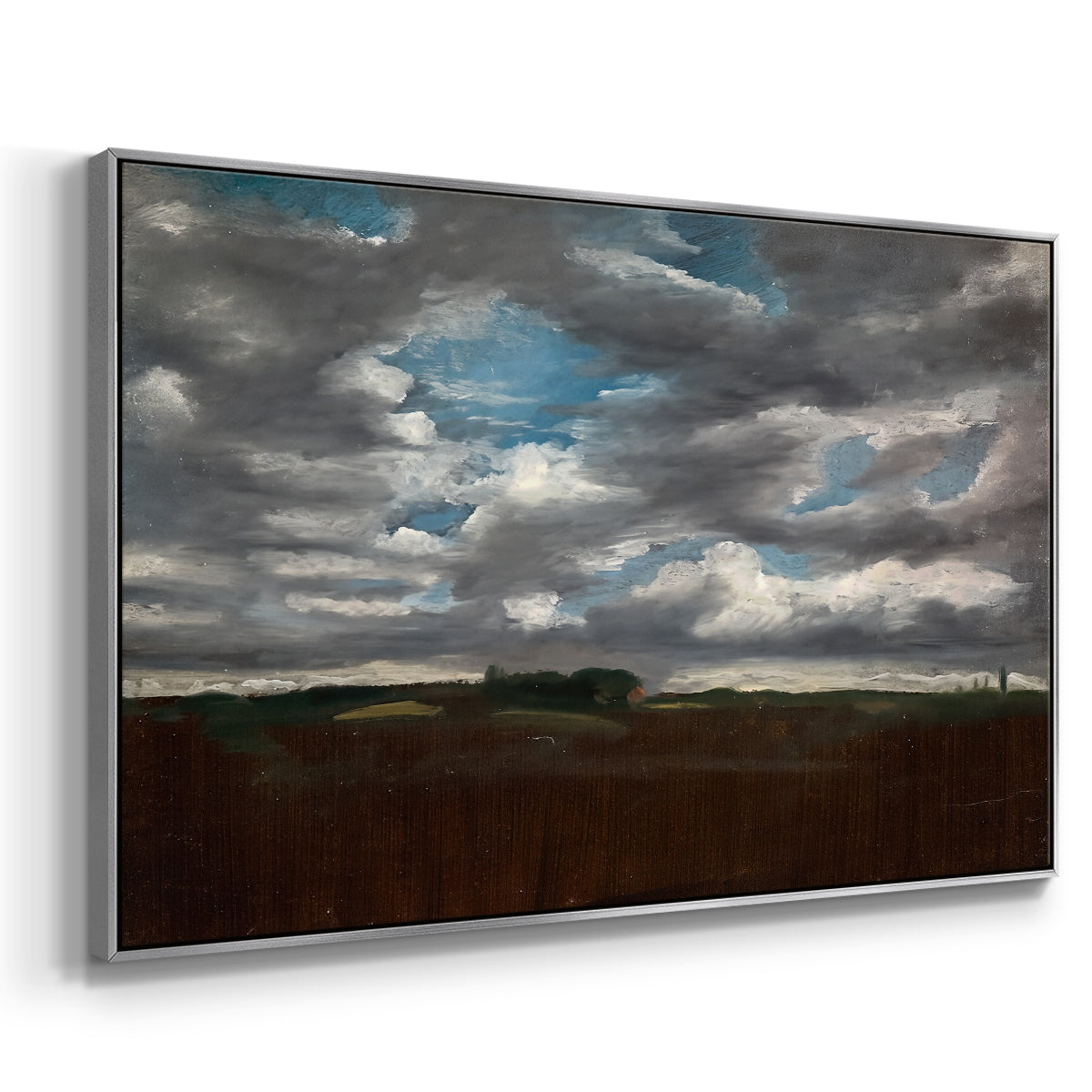 Extensive Landscape with Grey Clouds, c. 1821-1822 - Floater Framed Canvas Print