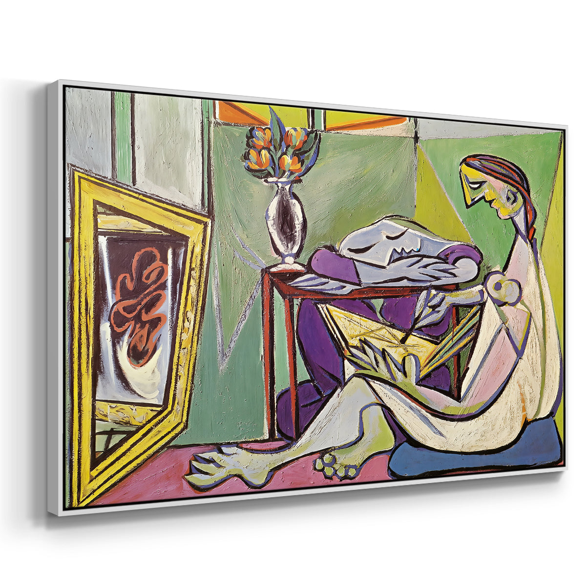 The Muse, 1935 - Floater Framed Canvas Print