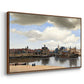 View of Delft, c. 1660-1661 - Floater Framed Canvas Print
