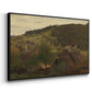 Landscape from Ebersteinburg in Baden, 1876 - Floater Framed Canvas Print