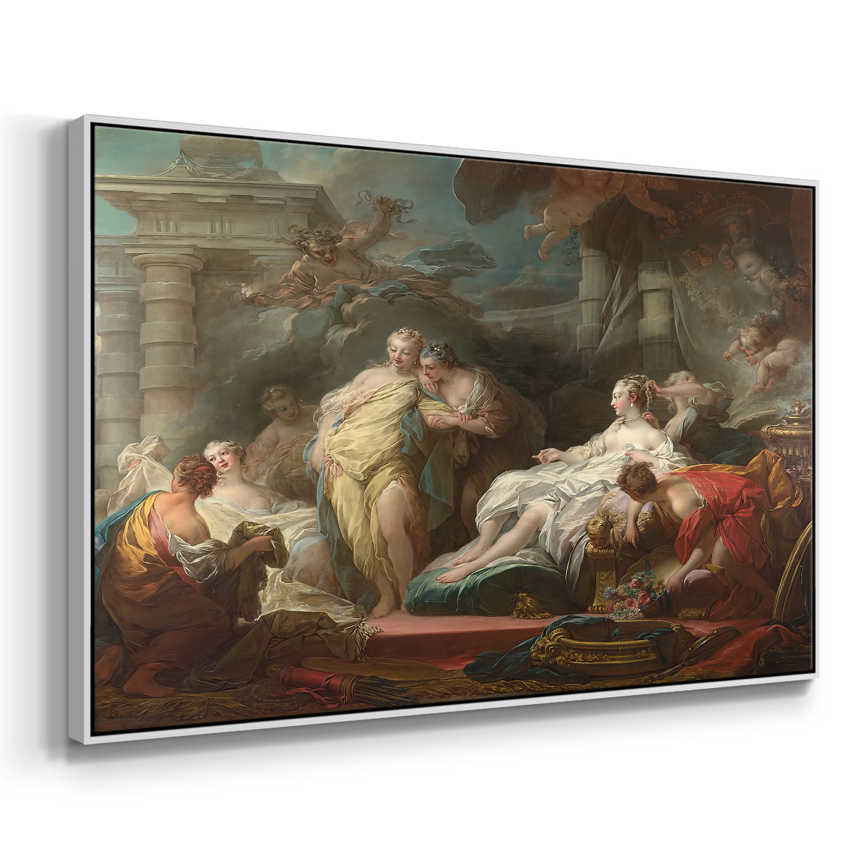 Psyche Showing Her Sisters Her Gifts from Cupid, 1753 - Floater Framed Canvas Print