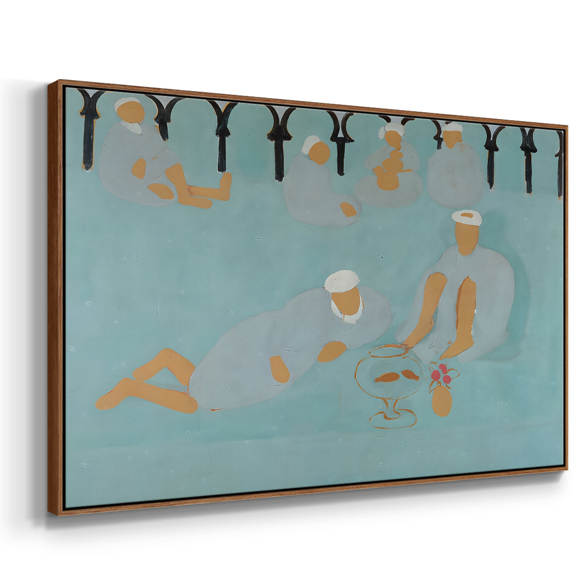 Arab Coffeehouse (Le café Maure), 1913 - Floater Framed Canvas Print