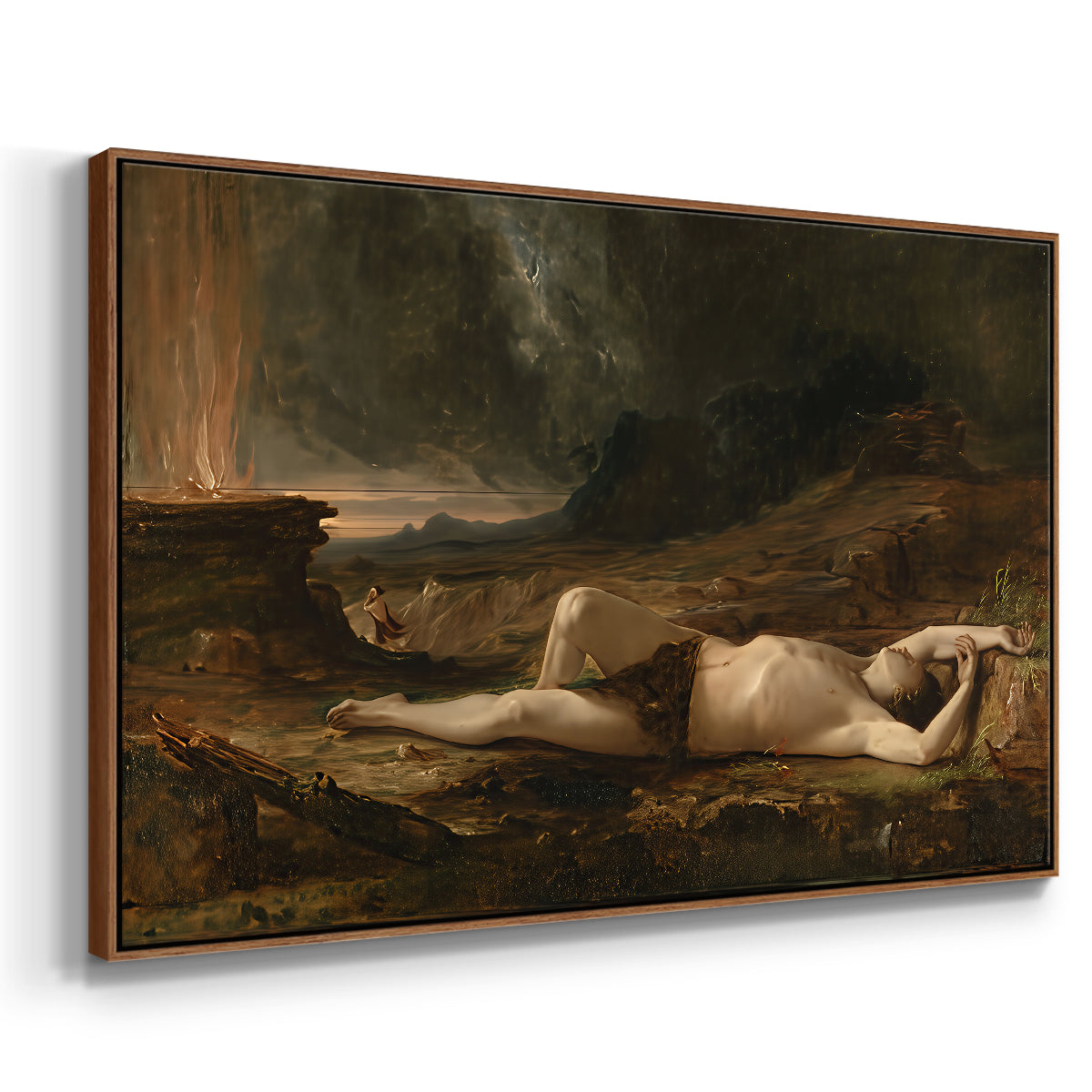 The Dead Abel, 1832 - Floater Framed Canvas Print