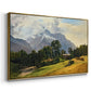 Mountains in Berchtesgaden - Floater Framed Canvas Print