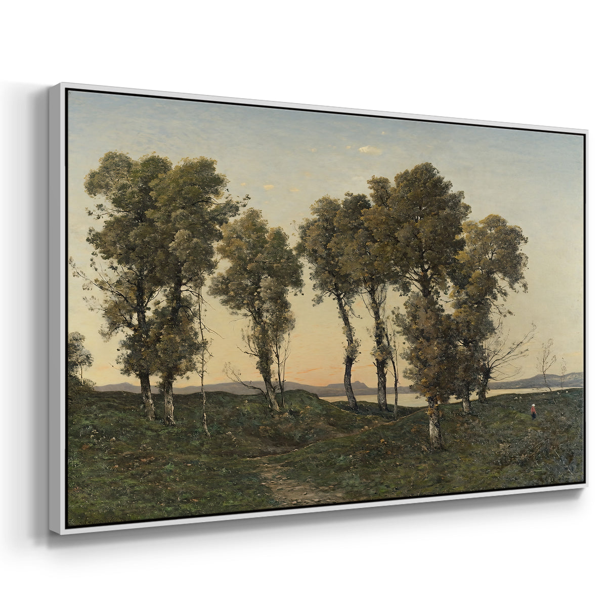 Autumn Evening, 1894 - Floater Framed Canvas Print