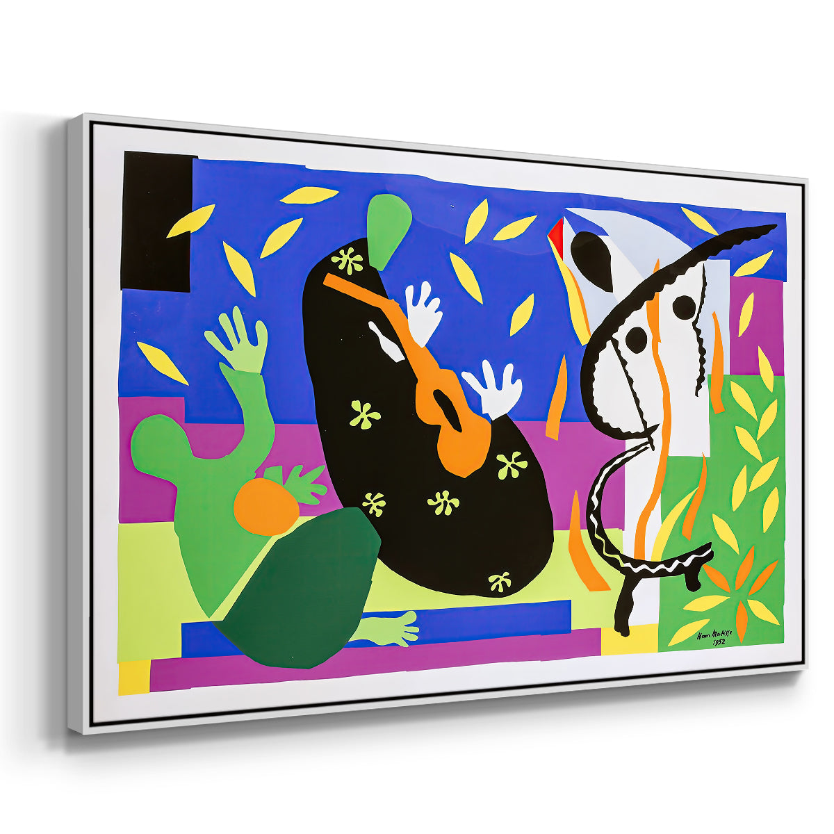 The Sorrows of the King, 1952 - Floater Framed Canvas Print