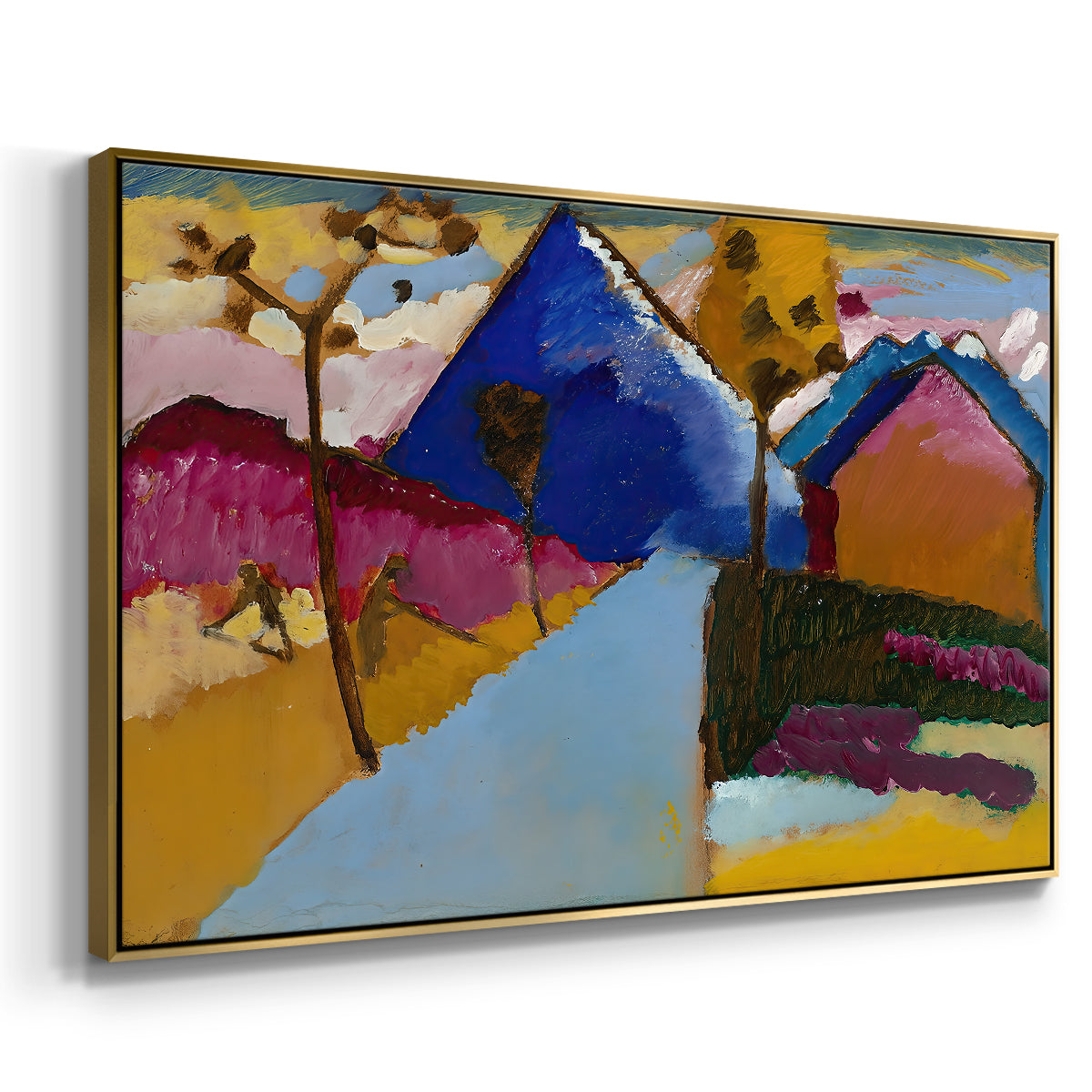 Kochel Straight Street, 1909 - Floater Framed Canvas Print