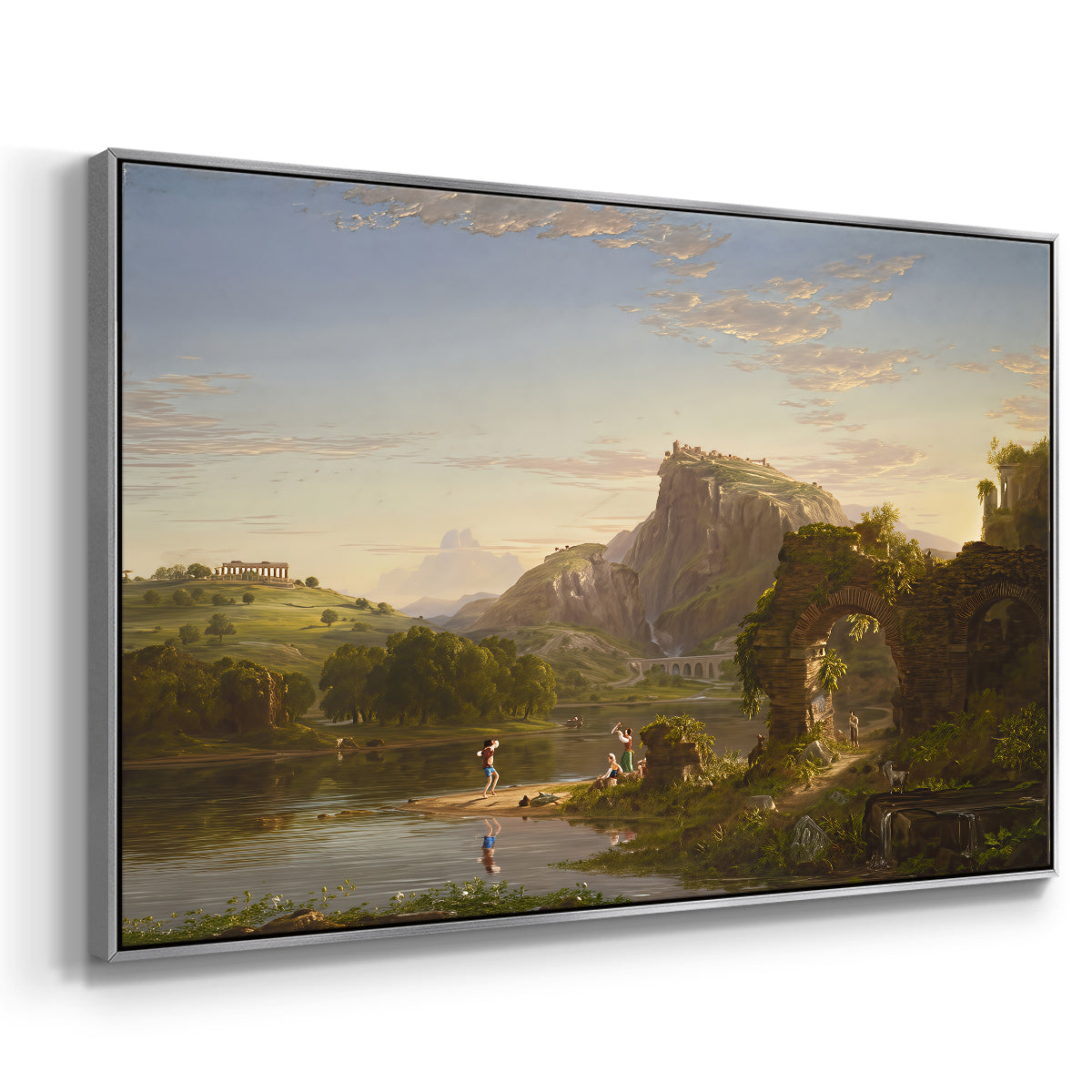 L'Allegro, 1845 - Floater Framed Canvas Print