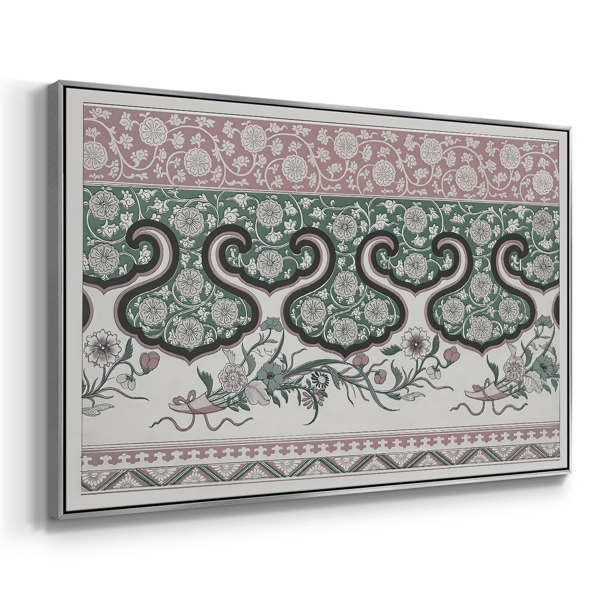 Examples of Chinese Ornament, Pl. LXXVI, 1867 - Floater Framed Canvas Print
