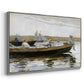 Boys in a Dory, 1873 - Floater Framed Canvas Print