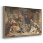 Highland Hospitality, 1832 - Floater Framed Canvas Print