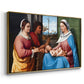Sacred Conversation, c. 1505 - Floater Framed Canvas Print