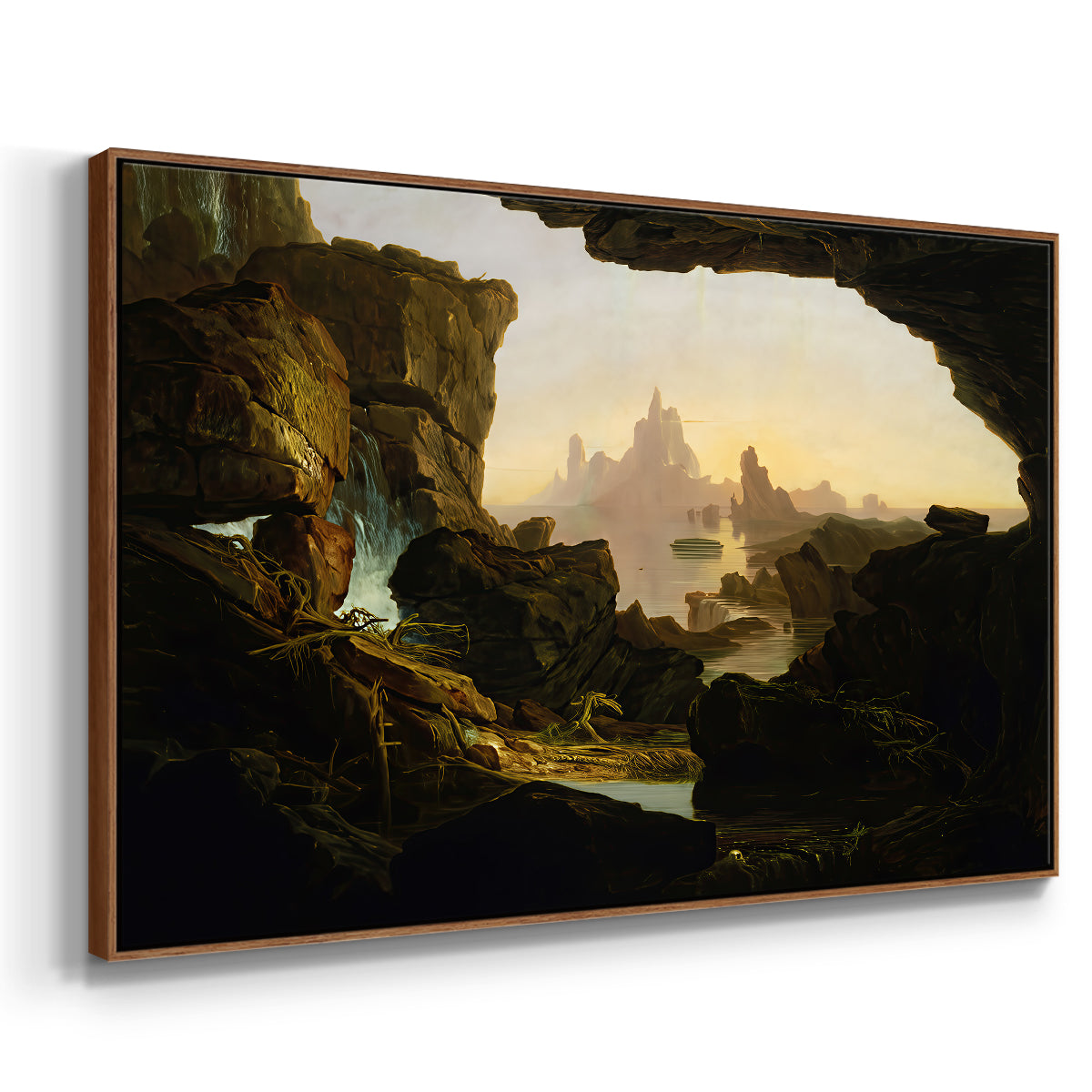 The Subsiding of the Waters of the Deluge, 1829 - Floater Framed Canvas Print