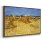 Wheat Field with Sheaves (Harvest in Provence), 1888 - Floater Framed Canvas Print