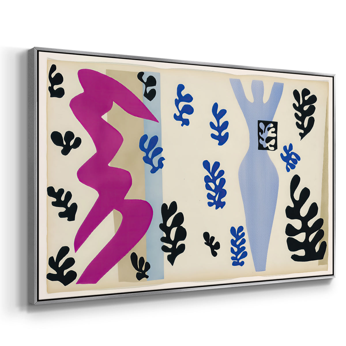 The Knife Thrower (Le lanceur de couteaux), from Jazz, 1947 - Floater Framed Canvas Print
