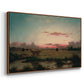 The Marshes at Rhode Island, 1866 - Floater Framed Canvas Print