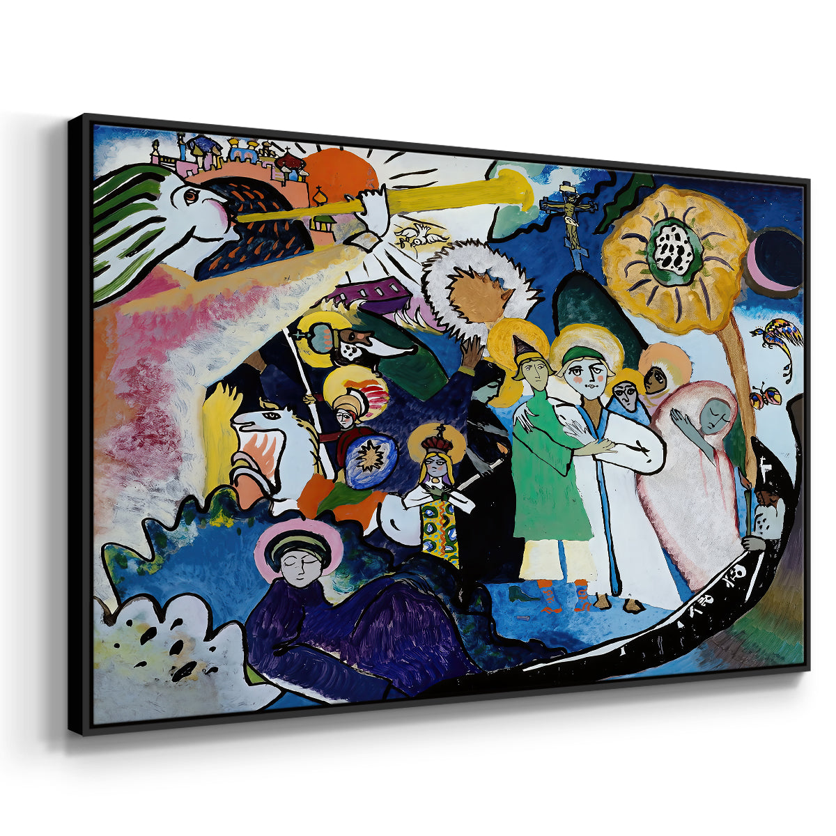 All Saints Day I, 1911 - Floater Framed Canvas Print