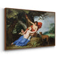 Venus and Adonis, 1632 - Floater Framed Canvas Print