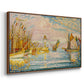 The Lighthouse at Groix, 1925 - Floater Framed Canvas Print