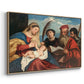 Mary and Child with Saints Stephen, Jerome and Maurice, c. 1510 - Floater Framed Canvas Print