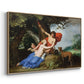 Venus and Adonis, 1632 - Floater Framed Canvas Print